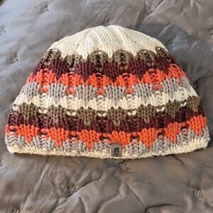 The North Face Beanie UNISEX OSFM Vintage Y2K Crochet Fleece Outdoor Gorpcore